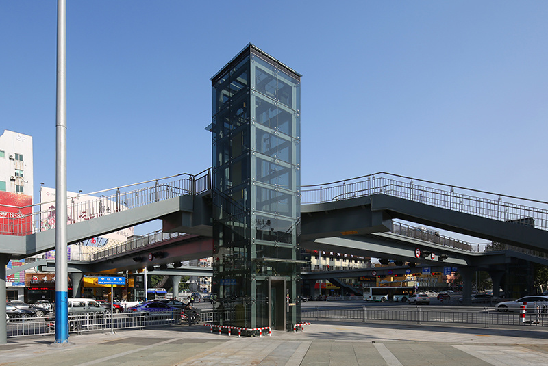 中山路与越秀路口人行过街天桥(嘉兴市标化工地) 中山路与越秀路口人行过街天桥(嘉兴市标化工地)